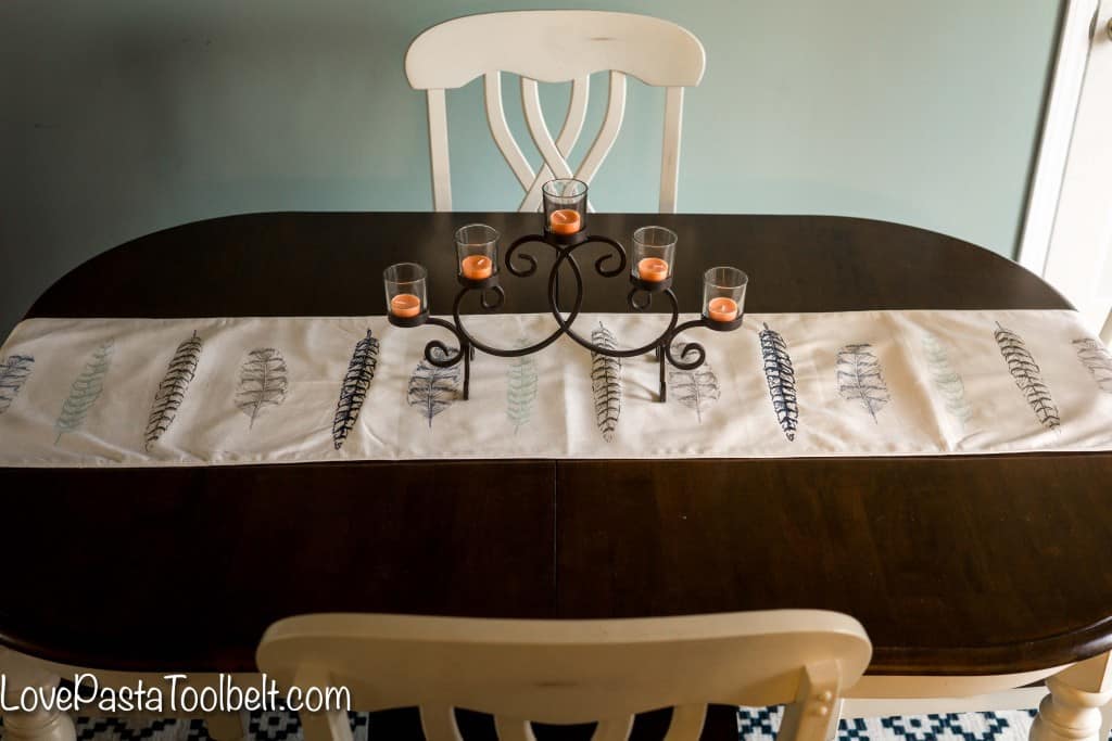 Come see how we gave our dining room a makeover in our Dining Room Refresh- Love, Pasta and a Tool Belt #ad #ilovemymohawkrug | Home Decor | Decorating | 