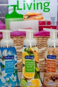 New Mom Gift Basket with Softsoap- Love, Pasta and a Tool Belt #FoamSensations #ad }| gift ideas | gift basket | new mom gift | new mom | baby gift |