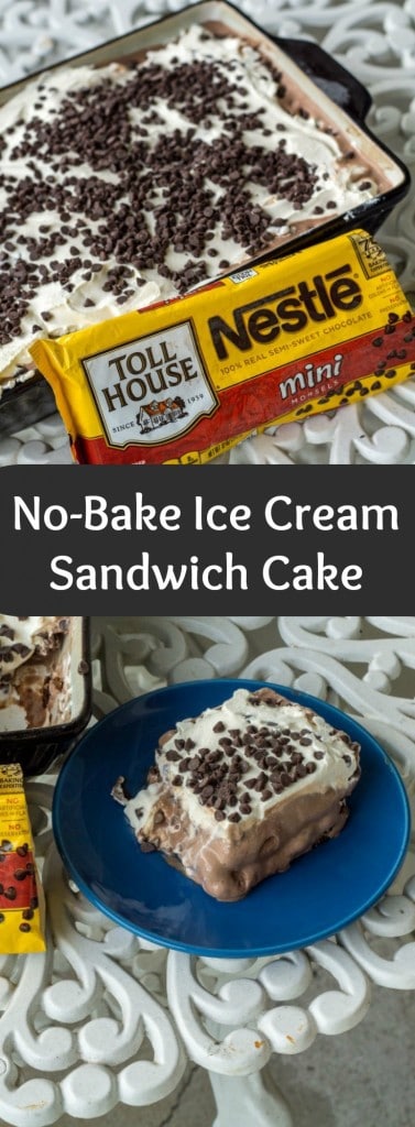 Cool off with this No-Bake Ice Cream Sandwiches- Love, Pasta and a Tool Belt #ad #NoBake | desserts | dessert recipe | recipes | no bake | cake | ice cream |