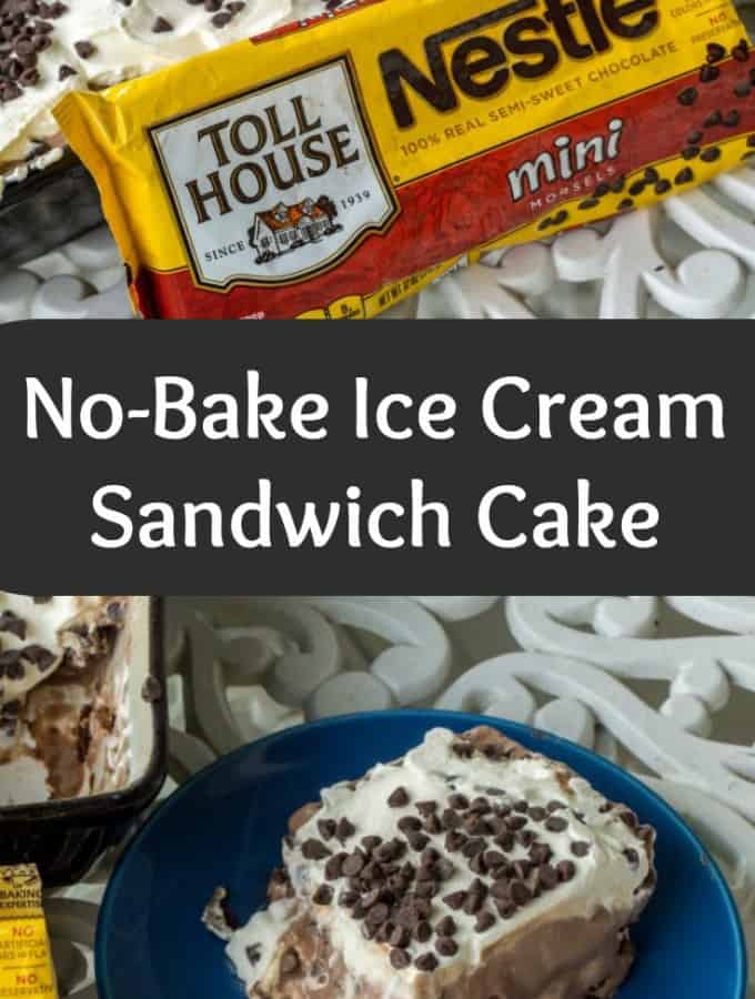 Cool off with this No-Bake Ice Cream Sandwiches- Love, Pasta and a Tool Belt #ad #NoBake | desserts | dessert recipe | recipes | no bake | cake | ice cream |