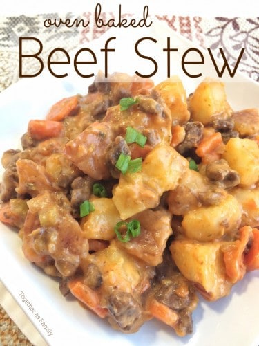 My contributor Jessica is sharing her recipe for Oven Baked Beef Stew- Love, Pasta and a Tool Belt | stew | soup | recipes | food | dinner ideas | comfort food |