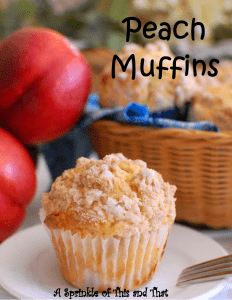 Peach Muffins Poster