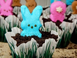 Peeps Bunny Cupcakes