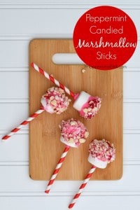 Peppermint Candied Marshmallows