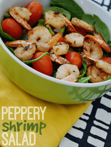 Peppery Shrimp Salad- Krystals Kitsch