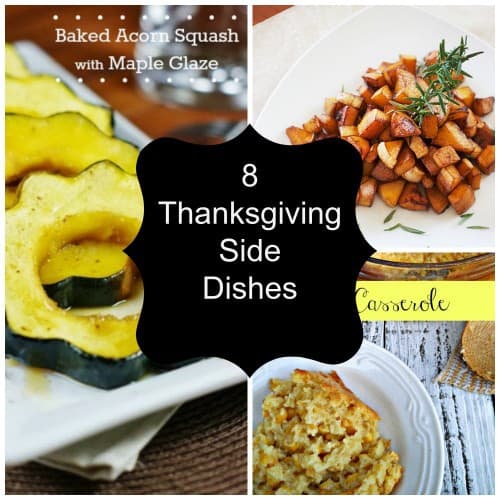 8 Thanksgiving Side Dishes perfect for your Thanksgiving celebration. Crockpot recipes to vegetable recipes, add a new dish this year!