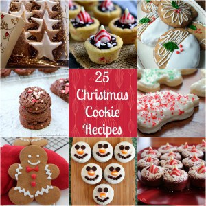 25 Christmas Cookie Recipes are perfect for your holiday baking or Christmas cookie swaps- Love, Pasta and a Tool Belt | cookies | Christmas | baking | Christmas cookies | Holidays | desserts |