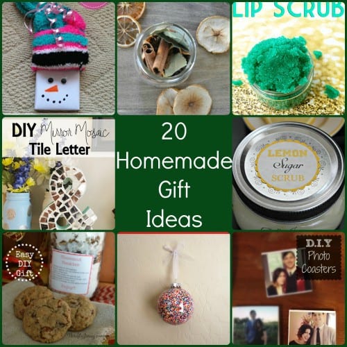 20 Homemade Christmas Gifts is a great round up of DIY gift ideas- Love, Pasta and a Tool Belt | DIY | gift ideas | Homemade gifts | crafts |