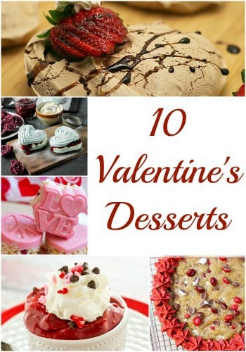 10 Valentine's Desserts are the perfect sweet treat for your Valentine- Love, Pasta and a Tool Belt | Valentine's Day | Desserts | Recipes | Hearts |