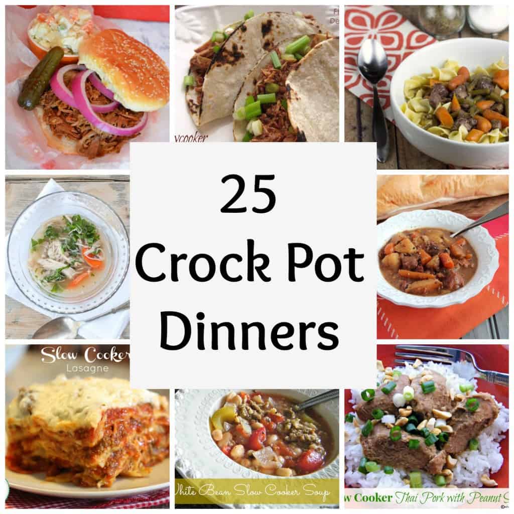 25 Crock Pot Dinners