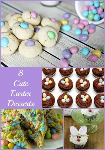 8 Cute Easter Desserts- Love, Pasta and a Tool Belt | Desserts | Easter | Easter Desserts | Baking | Cupcakes |