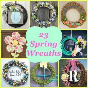 23 Spring Wreaths- Love, Pasta and a Tool Belt