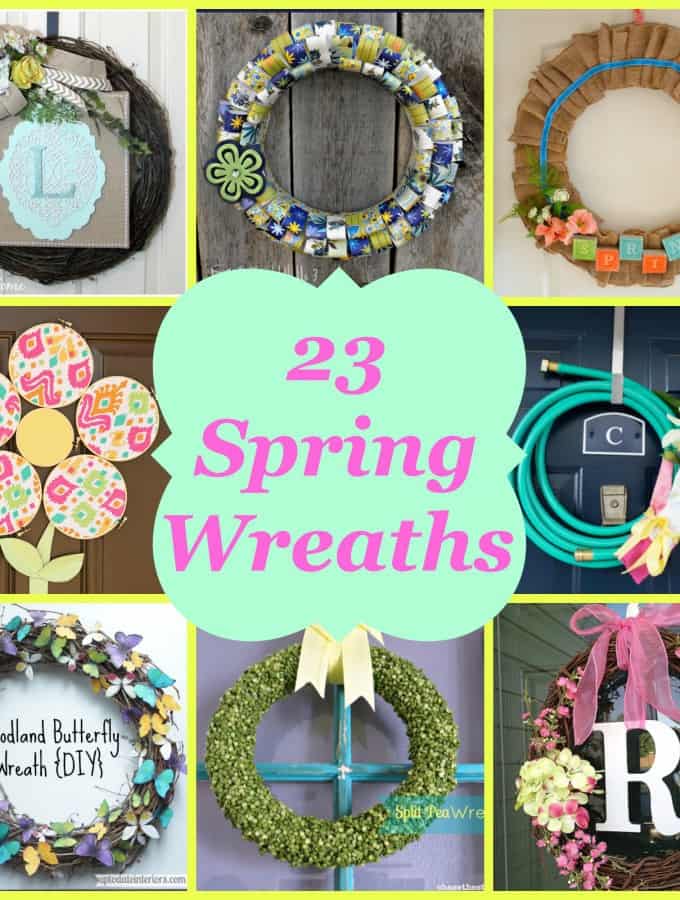 23 Spring Wreaths- Love, Pasta and a Tool Belt