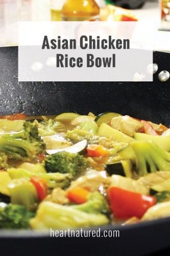 Asian Chicken Rice Bowl- Guest Post- Love, Pasta and a Tool Belt | asian | chicken | rice | recipes | food | dinner |