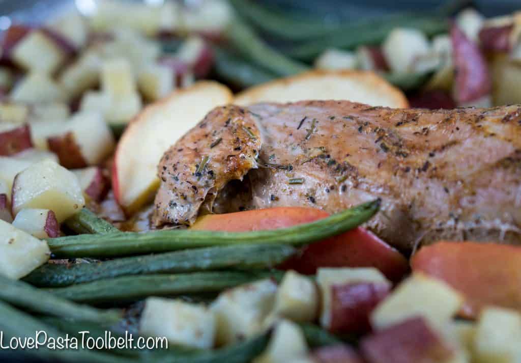 Have dinner ready in a flash with this delicious 30 Minute One Pan Roasted Garlic and Herb Pork Tenderloin. It's perfect for busy weeknights when you don't have time to spend cooking but still want a delicious meal for the family!