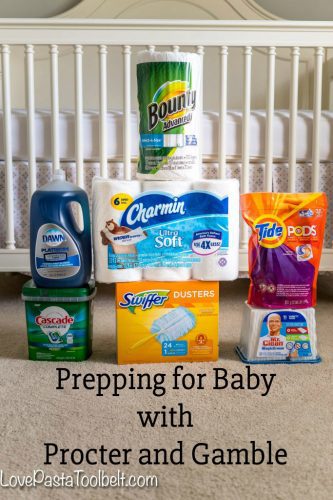 Prepping for Baby? Don't forget to stock up on your household necessities with Procter & Gamble