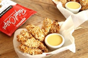 Pretzel Crusted Chicken Fingers