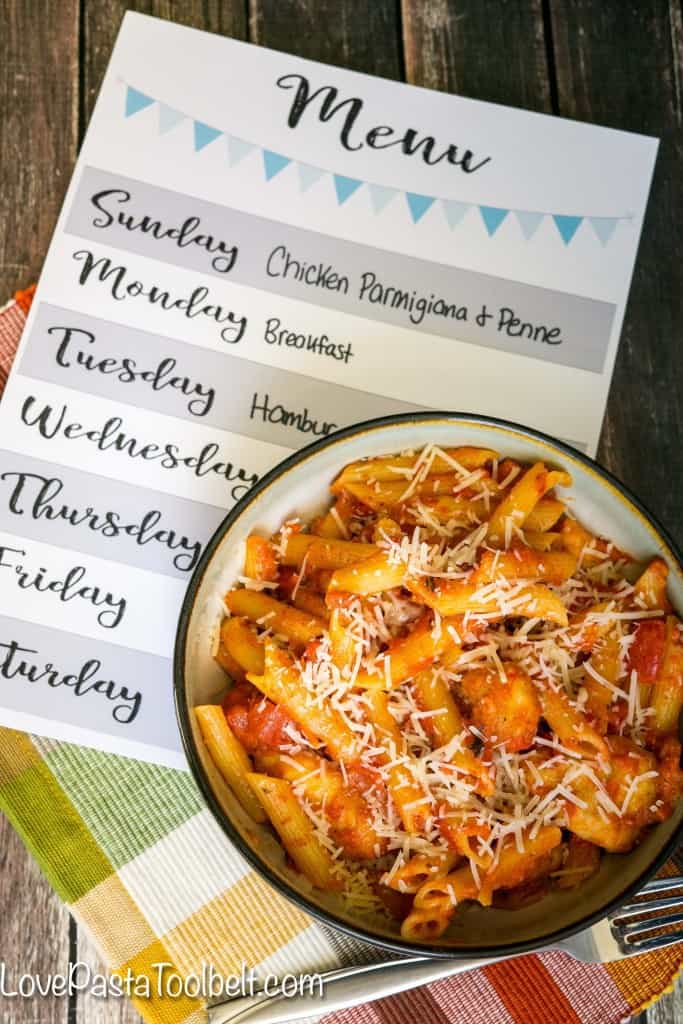 Menu planning is tough so I'm sharing my Tips for Successful Meal Planning- Love, Pasta and a Tool Belt #FrozenRewards #ad | Menu | Weekly Meal Plan | Free Printable | 