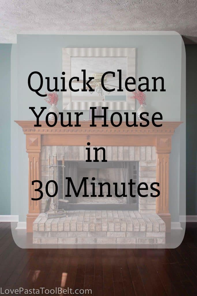 Even if you've had a busy day try these easy steps to Quick Clean Your House in 30 Minutes #BeDustFree #ad
