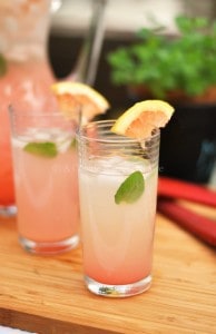 Rhubarb Grapefruit Lemonade from Cooke Named Desire