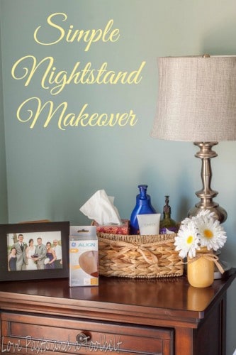 Simple Nightstand Makeover- Love, Pasta and a Tool Belt #ad #SleepAligned | DIY | Crafts | DIY Crafts | Makeover |