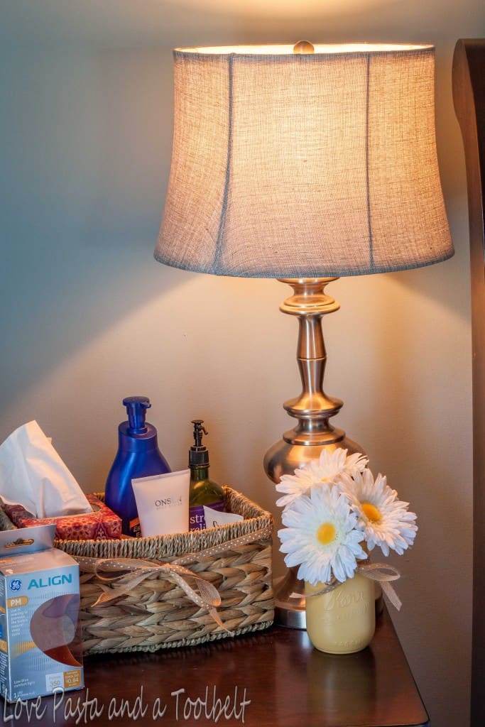 Simple Nightstand Makeover- Love, Pasta and a Tool Belt #ad #SleepAligned | DIY | Crafts | DIY Crafts | Makeover |