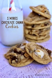 Smores Chocolate Chunk Cookies