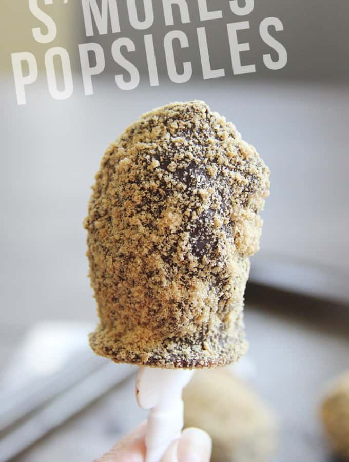 Please welcome Linda from Brunch with Joy as she shares her recipe for S'mores Popsicles- Love, Pasta and a Tool Belt | desserts | recipes | food | sweets | smores | popsicles | marshmallows | chocolate | graham crackers |