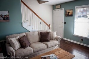 Living Room Reveal: Before and After- Love, Pasta and a Tool Belt | room | remodel | room reveal | DIY | home | home decor | before and after |