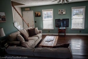 Living Room Reveal: Before and After- Love, Pasta and a Tool Belt | room | remodel | room reveal | DIY | home | home decor | before and after |