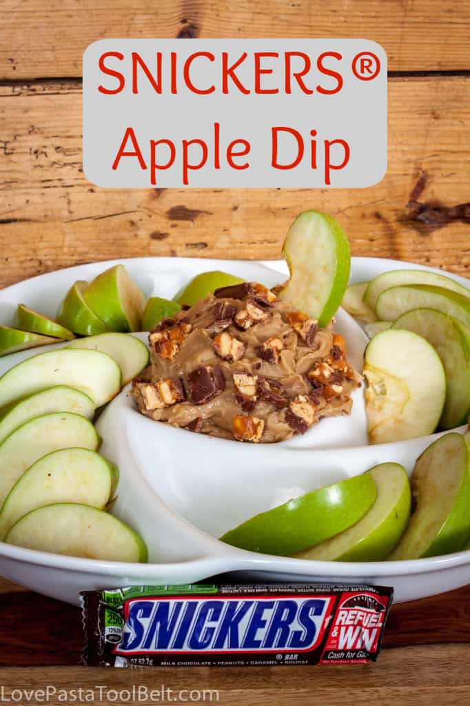  SNICKERS® Apple Dip- Love, Pasta and a Tool Belt #Chocolate4TheWin #shop