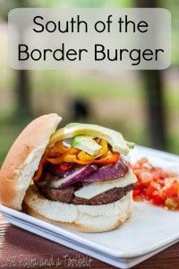 Add a flavorful twist to your burger with this South of the Border Burger- Love, Pasta and a Tool Belt | hamburger | grilling | recipes | food | dinner | grill |
