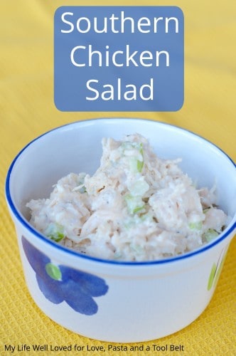 Enjoy a classic southern dish with this Southern Chicken Salad recipe, perfect for a snack or a delicious lunch! Click thru for the recipe or Repin to save for later!