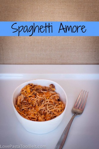 Spaghetti Amore- Love, Pasta and a Tool Belt