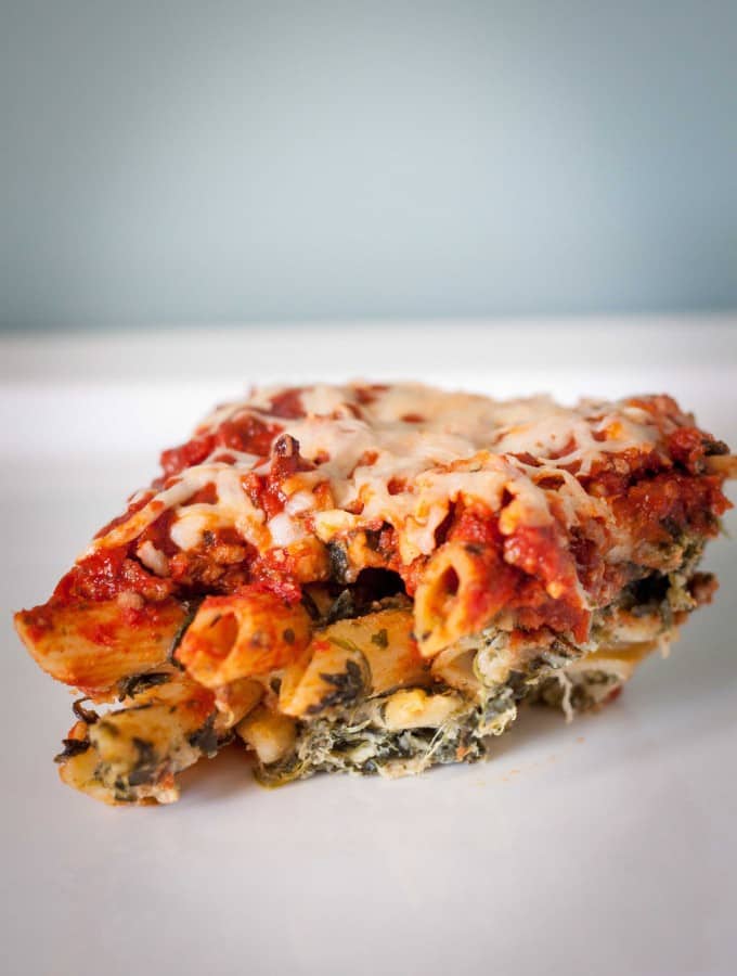 Spinach Baked Ziti
