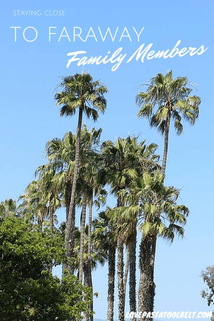 My contributor Rebecca is sharing tips for Staying Close to Faraway Family- Love, Pasta and a Tool Belt | family | travel | 