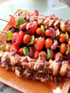 Steak and Chicken Kabobs