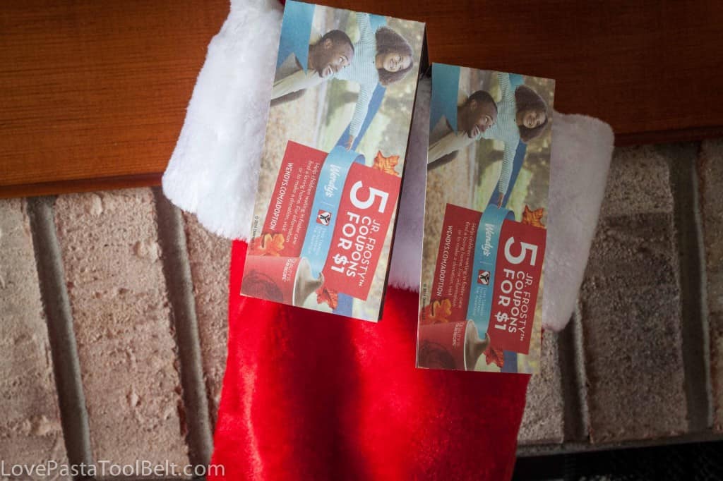 Stocking Stuffer Ideas with Wendy's Frosty's- Love, Pasta and a Tool Belt #AD #Frosty4Adoption