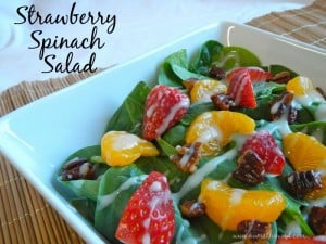 Strawberry Spinach Salad