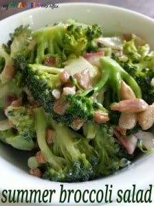 Summer Broccoli Salad- My Craftily Ever After