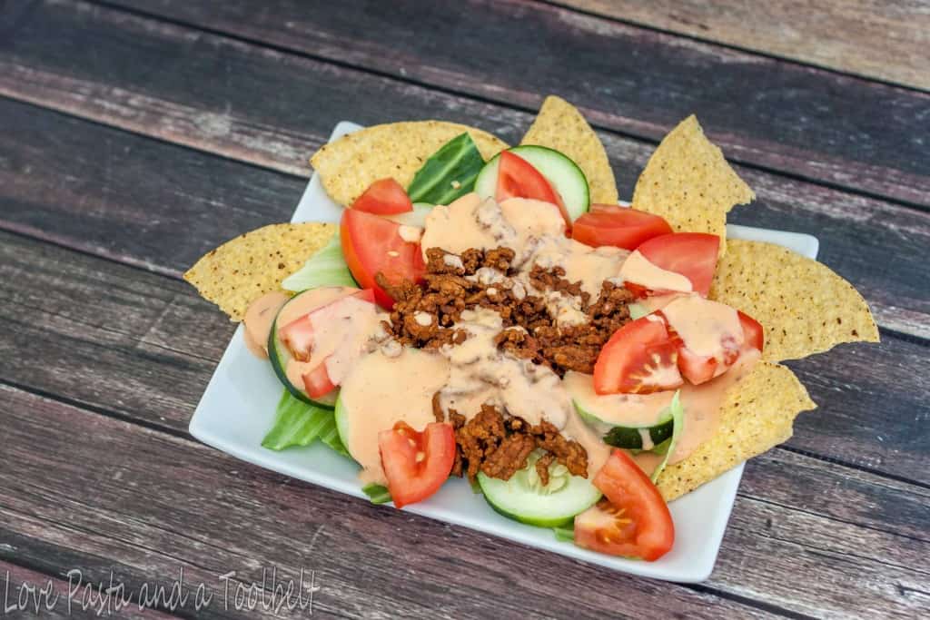 Taco Salad- Love, Pasta and a Tool Belt #ad #PublixFiesta | tacos | salad | recipes | Cinco de Mayo |
