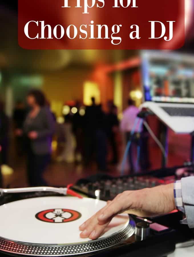 Planning your wedding? Here are some Tips for Choosing a DJ for your Wedding Reception- Love, Pasta and a Tool Belt | wedding planning | plan | DJ | Reception |