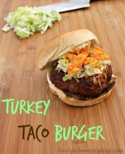 Turkey Taco Burger