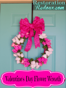 Valentine's Day Flower Wreath