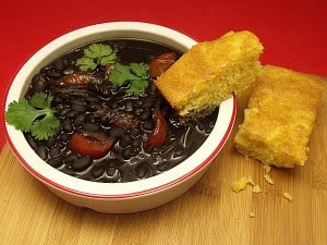 Vegetarian Crock Pot Black Bean Soup