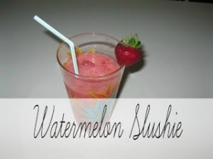 Watermelon Slushie from Creative Home Keeper