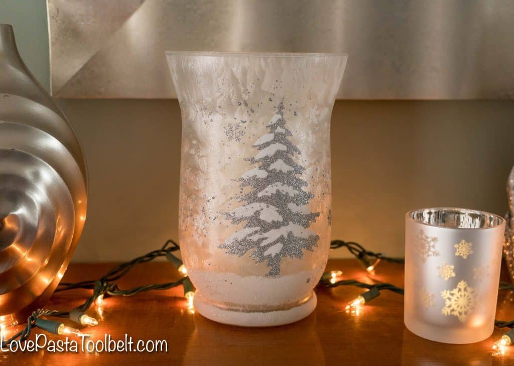 Get started on your Christmas decorating with this Silver and White Christmas Mantle Inspiration 