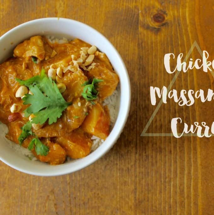 Please welcome my new contributor Heather from The Deans List as she shares her recipe for Chicken Massaman Curry!- Love, Pasta and a Tool Belt | recipes | recipe ideas | Thai food | Chicken recipes | crockpot |